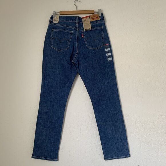 NWT Levis Jeans Classic Straight Women 28/6 Blue Denim Normcore Casual School - Picture 3 of 15
